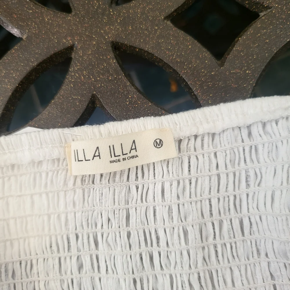 White lace Crop Top/ Bralette - Picture 3 of 3